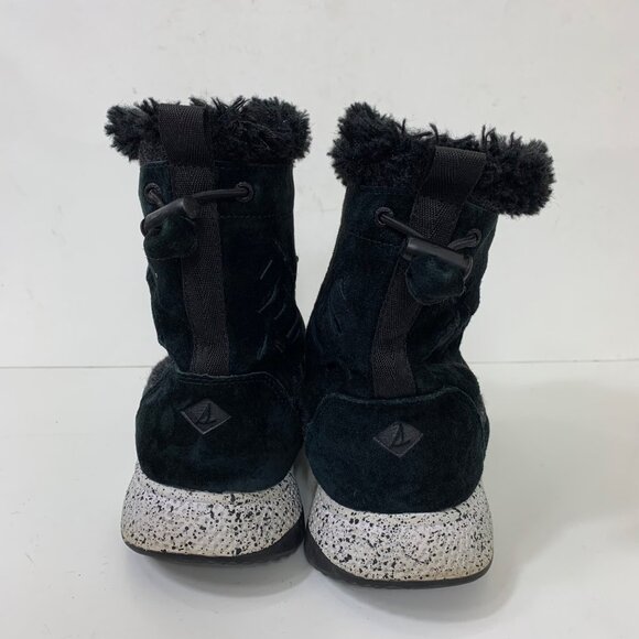 Sperry Women’ Seas Submariner Leather and Wool Faux Shearling Lined Boots Sz 8.5 - Picture 3 of 9